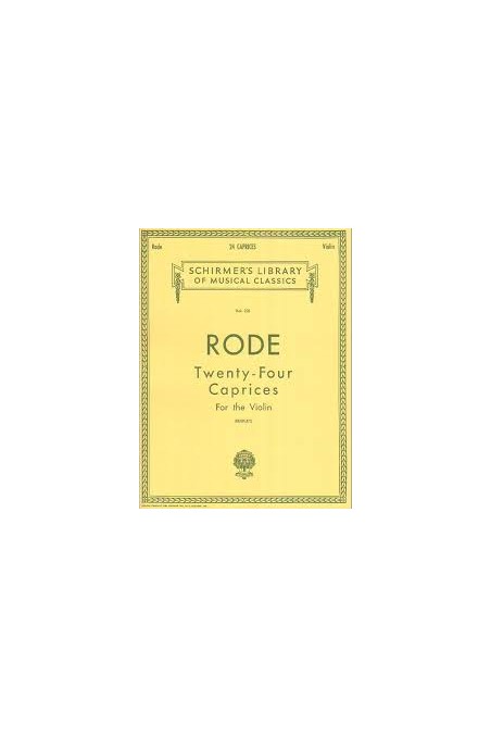 Rode, 24 Caprices for violin (Berkley)