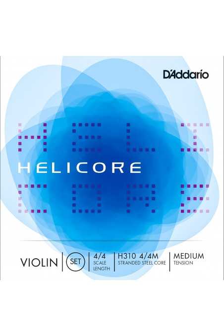 Helicore Violin String Set with Ball E by D'Addario