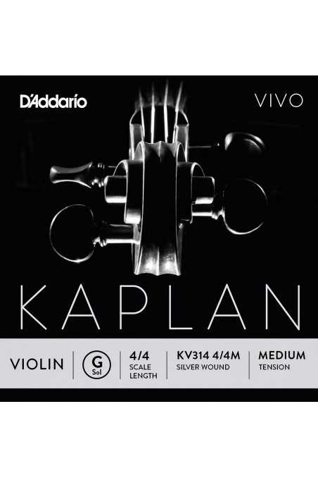 Kaplan Vivo Violin G String by D'Addario