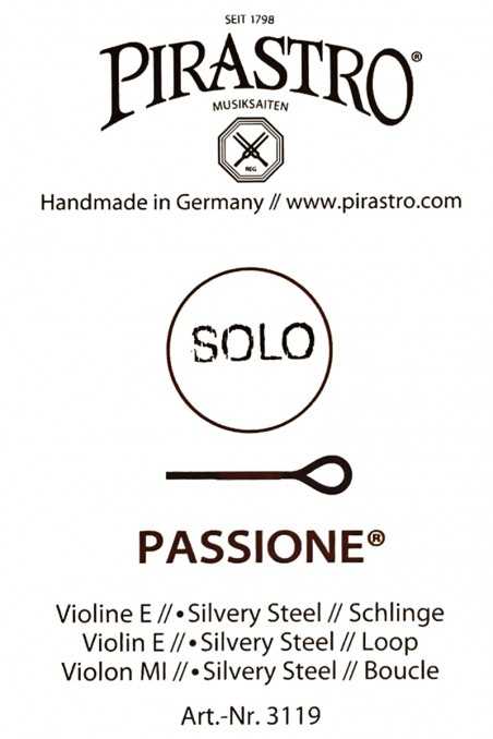 Passione Solo Violin E String by Pirastro