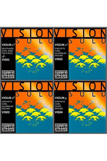 Vision Solo Violin String Set by Thomastik-Infeld