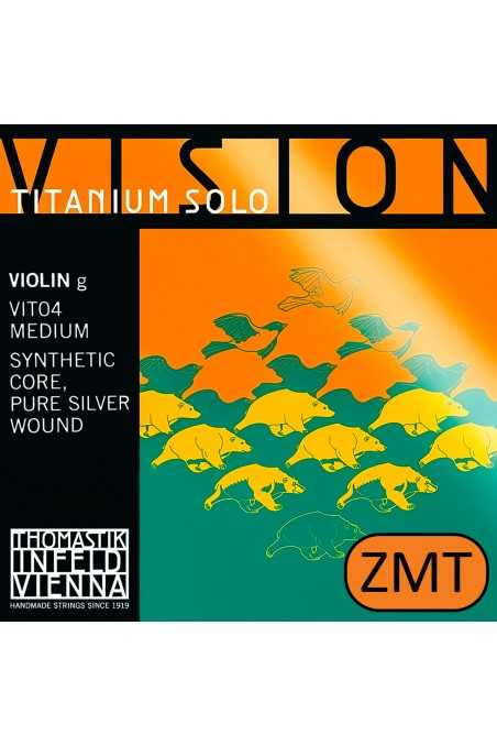 Extended Vision Titanium Solo Violin G String For ZMT Tail Piece by Thomastik-Infeld