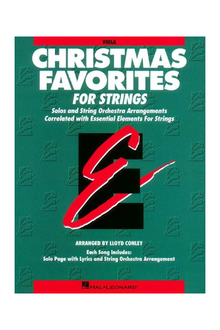 Christmas Fovourites for Strings - Viola