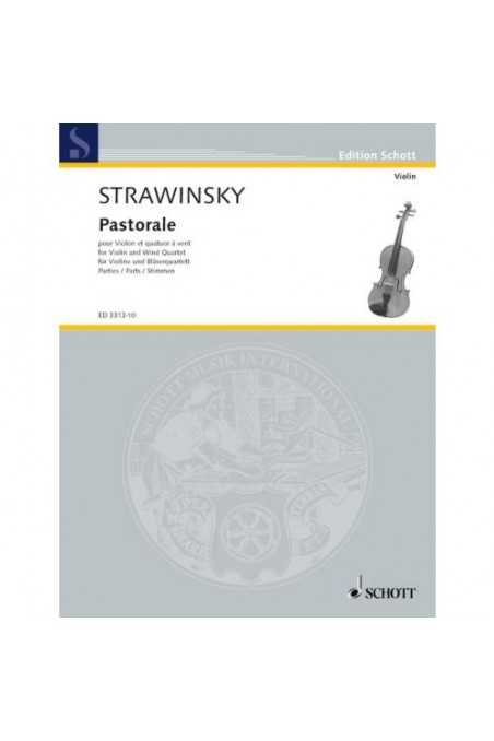 Stravinsky Pastorale For Violin (Schott)