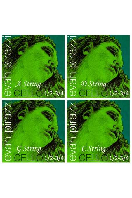 Evah Pirazzi 1/2- 3/4 Cello String Set by Pirastro