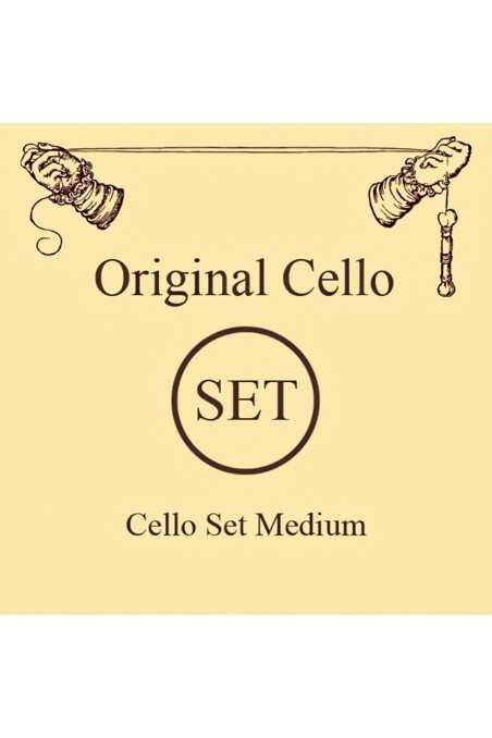 Larsen Medium Cello String Set 4/4