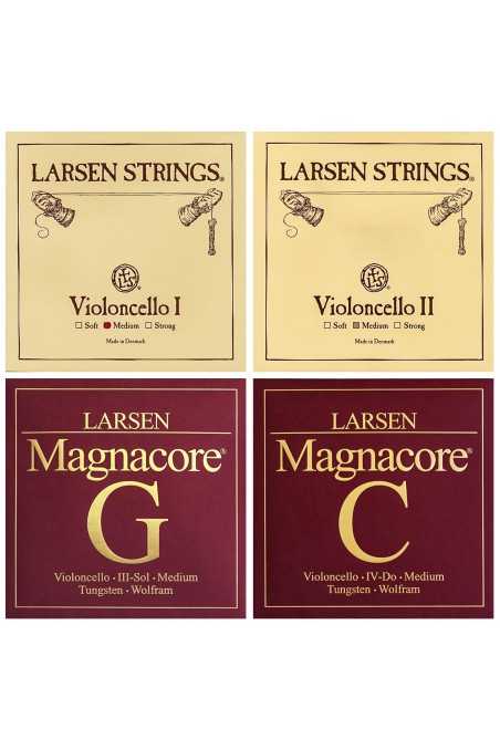 Larsen Cello Medium A & D and Magnacore G & C