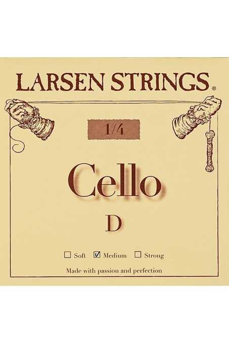 Larsen Cello D String Medium 1/4