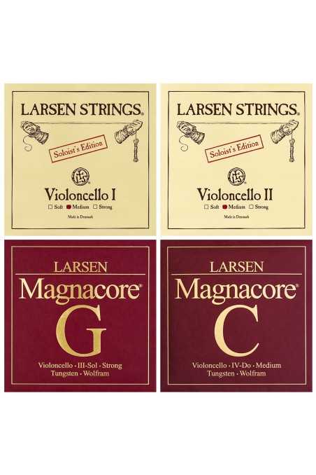 Larsen Solo Cello A & D And Magnacore G & C