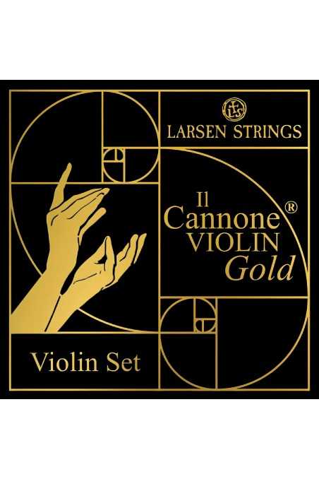 Larsen Il Cannone Gold Violin String Set