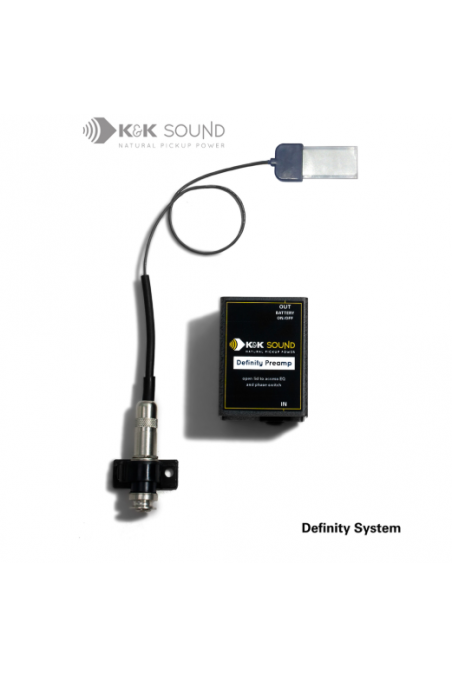 K&K Definity System For Cello - Floating Bridge Pickup & Preamp System