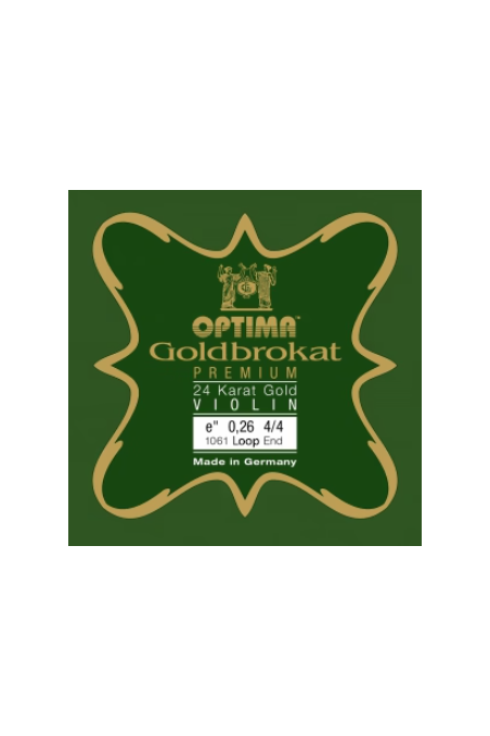 Goldbrokat Premium 24K Gold Violin Ball E String by OPTIMA