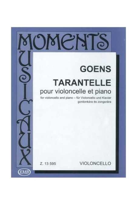 Goens, Tarantelle For Cello And Piano