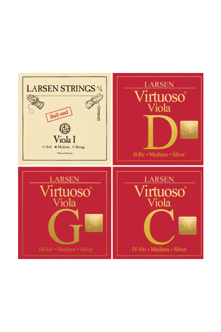 Larsen Virtuoso Viola Soloist Strings Set
