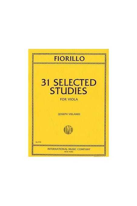 Fiorillo, 31 Selected Studies for Viola (IMC)