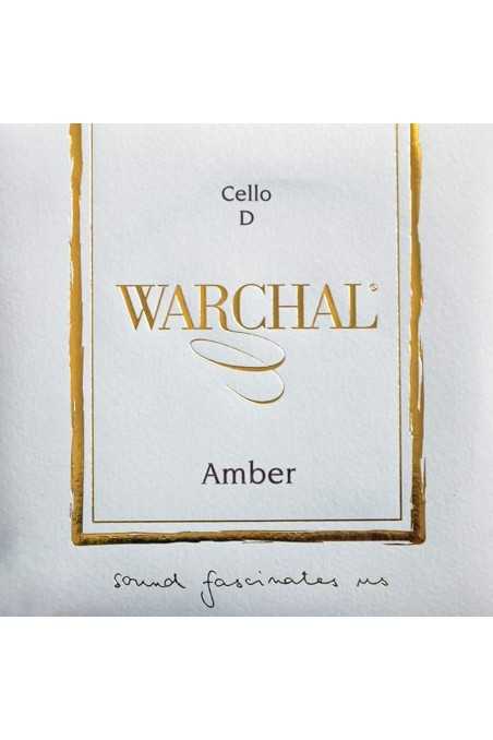 Amber Cello D String by Warchal