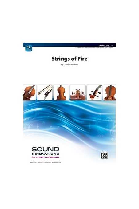 M. Bernotas, Strings of Fire for String Orchestra (Alfred)