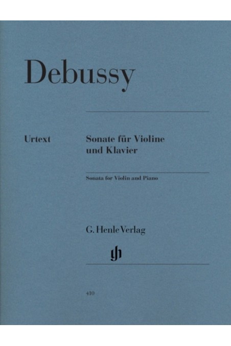 Debussy, Sonata for Violin and Piano (Henle)
