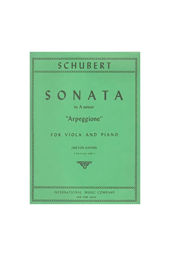 Schubert, Arpeggione Sonata...