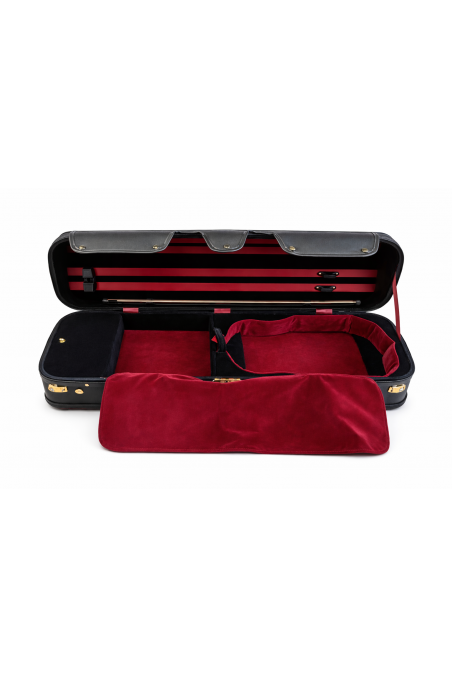Oblong Maroon Color interior 4/4 violin case