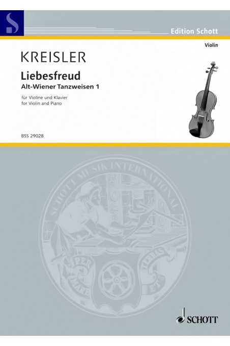Kreisler, Liebesfreud For Violin & Piano (Schott)