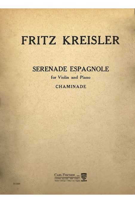 Glasunov arranged by Kreisler, Serenade Espagnole For Violin & Piano