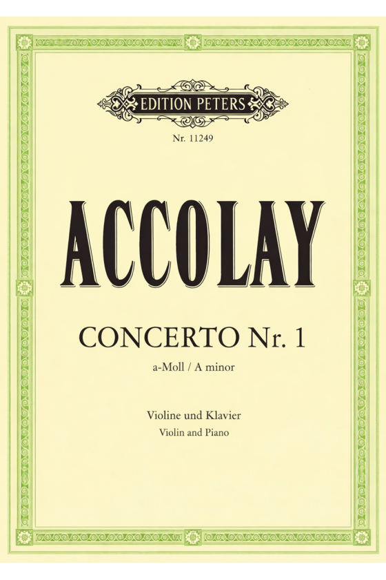 Accolay, Concerto No 1 in A...