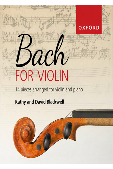 Bach for Violin By Kathy and David Blackwell