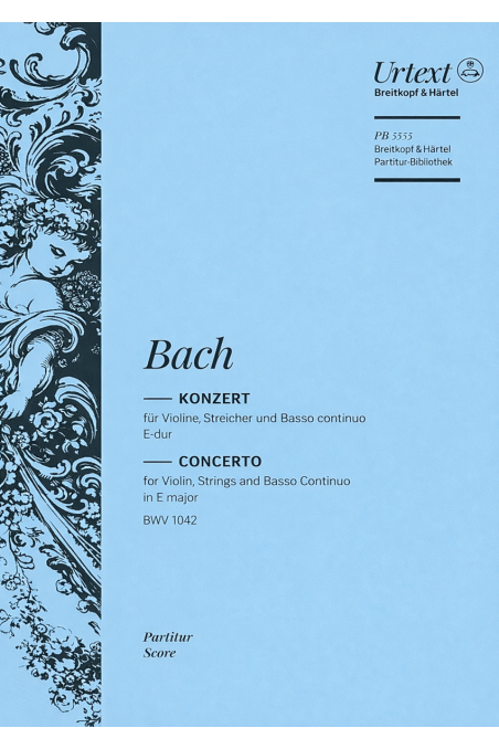 Bach Concerto in E maj for Violin (Breitkopf & Härtel)