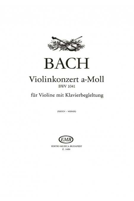 Bach Violin Concerto in A minor BWV 1041 (EMB)