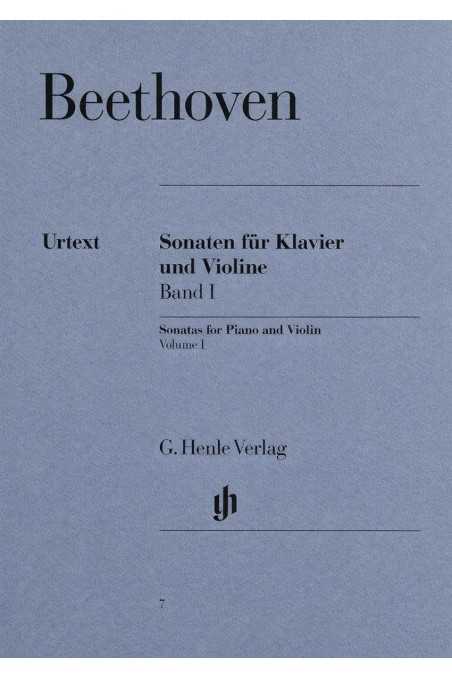 Beethoven, Sonatas For Violin And Piano Bk 1 (Verlag)
