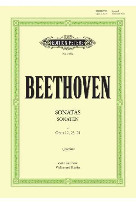 Beethoven Sonatas for Violin and Piano Vl 1 (Peters)