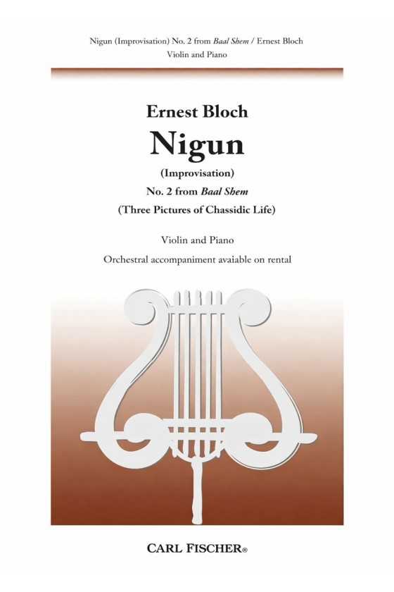 Bloch Nigun for Violin from...