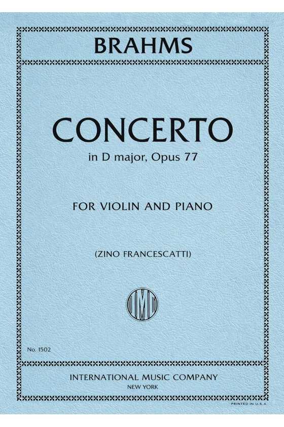 Brahms, Concerto in D...