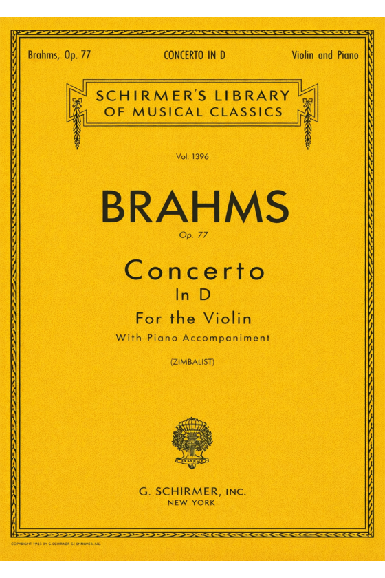Brahms Concerto in D for...