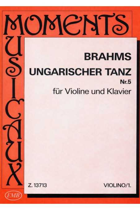 Brahms Hungarian Dance No1-No5 for Violin & Piano (EMB)