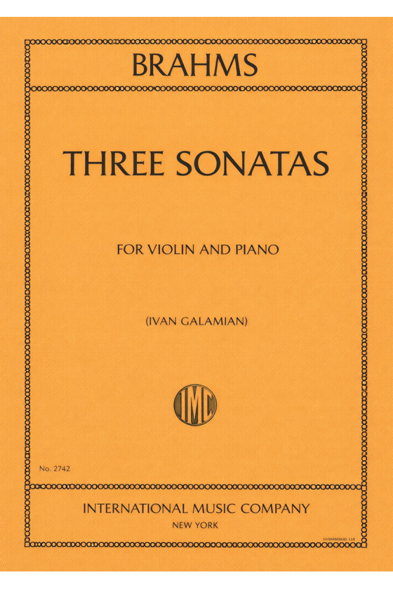 Brahms Three Sonatas Op 78,...