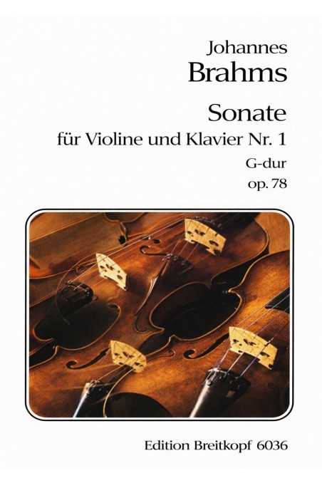 Brahms, Sonata for Violin & Piano in G Op. 78 (Breitkopf & Härtel)