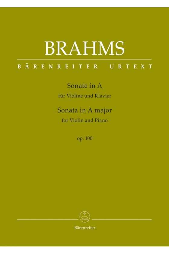 Brahms, Sonata in A Op 100...