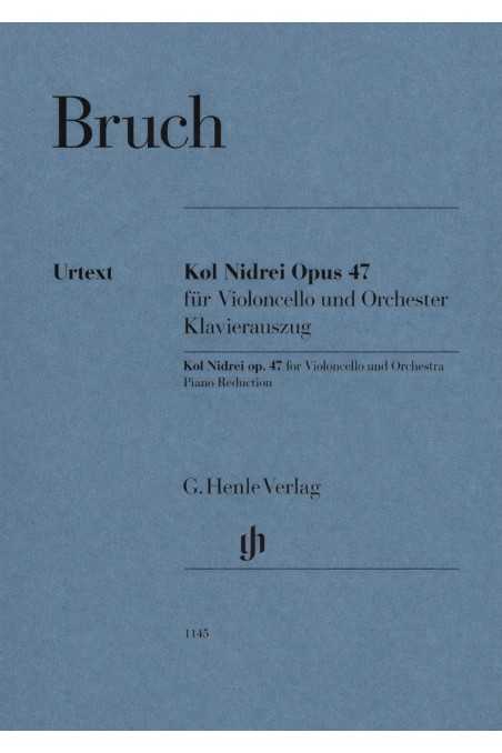 Bruch, Kol Nidrei Op 47 Cello/ Piano by Bruch (Henle)