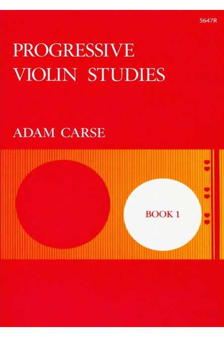 Carse, Violin School Of Progressive Studies Bk 1