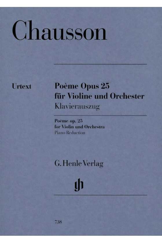 Chausson Poeme Op. 25 For...