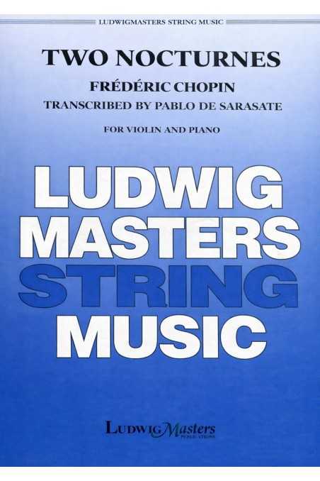 Chopin-Two Nocturnes Arranged For Violin (Ludwig Masters)