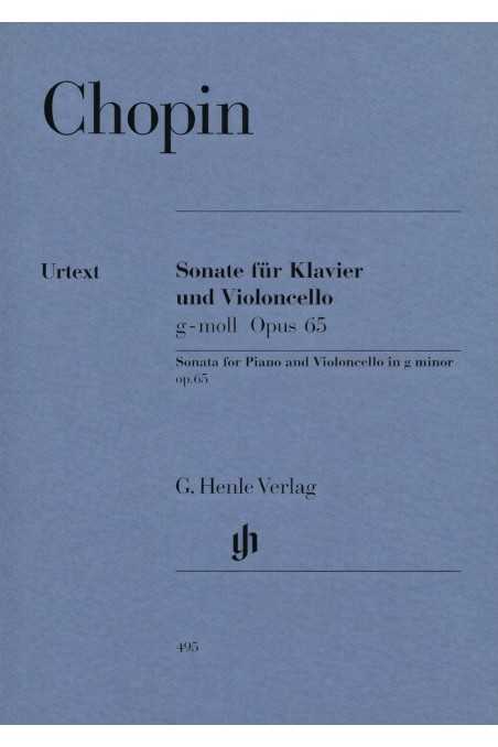 Chopin, Sonata For Violoncello And Piano G Minor Op. 65 ( Henle)