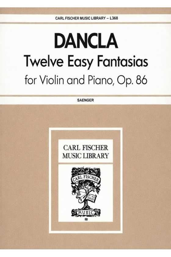 Dancla, 12 Easy Fantasias...