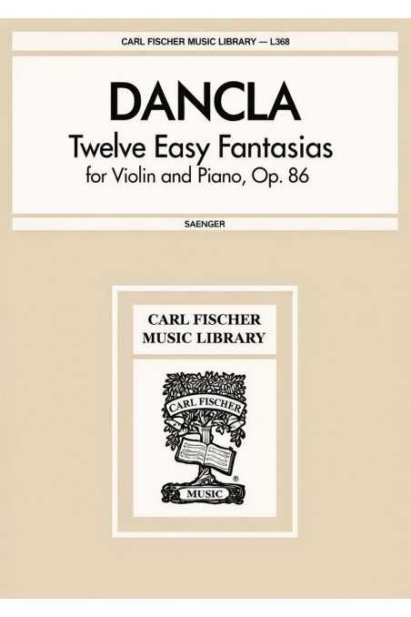Dancla, 12 Easy Fantasies for Violin and Piano Op.86