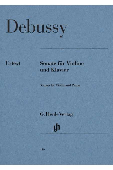 Debussy, Sonata for Violin and Piano (Henle)