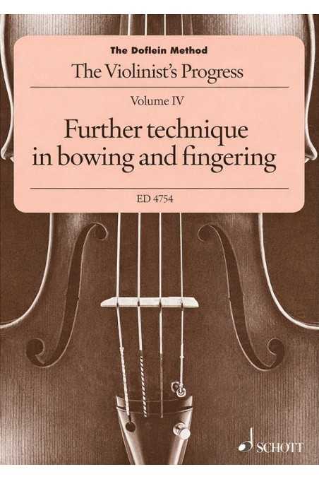 The Doflein Method Vol 4 (Schott)-Further Techniques in Bowing and Fingering