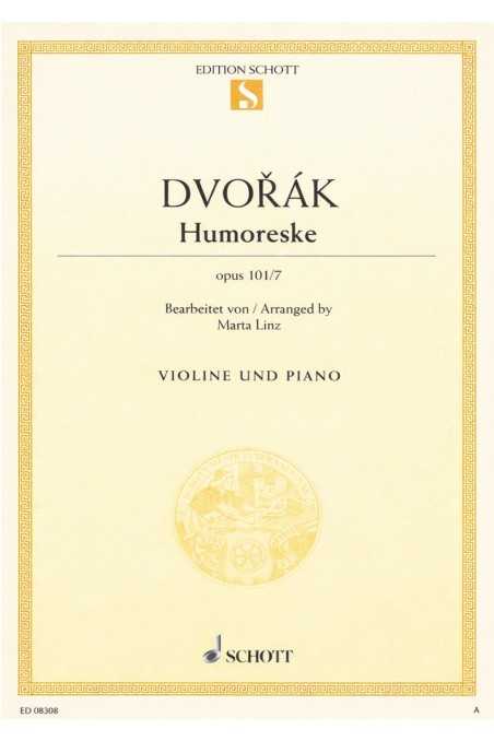 Dvorak Humoreske Op 101/7 for violin (Schott)