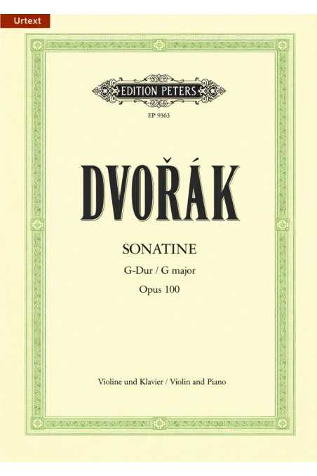Dvorak, Sonatine Op. 100 for Violin (Peters)